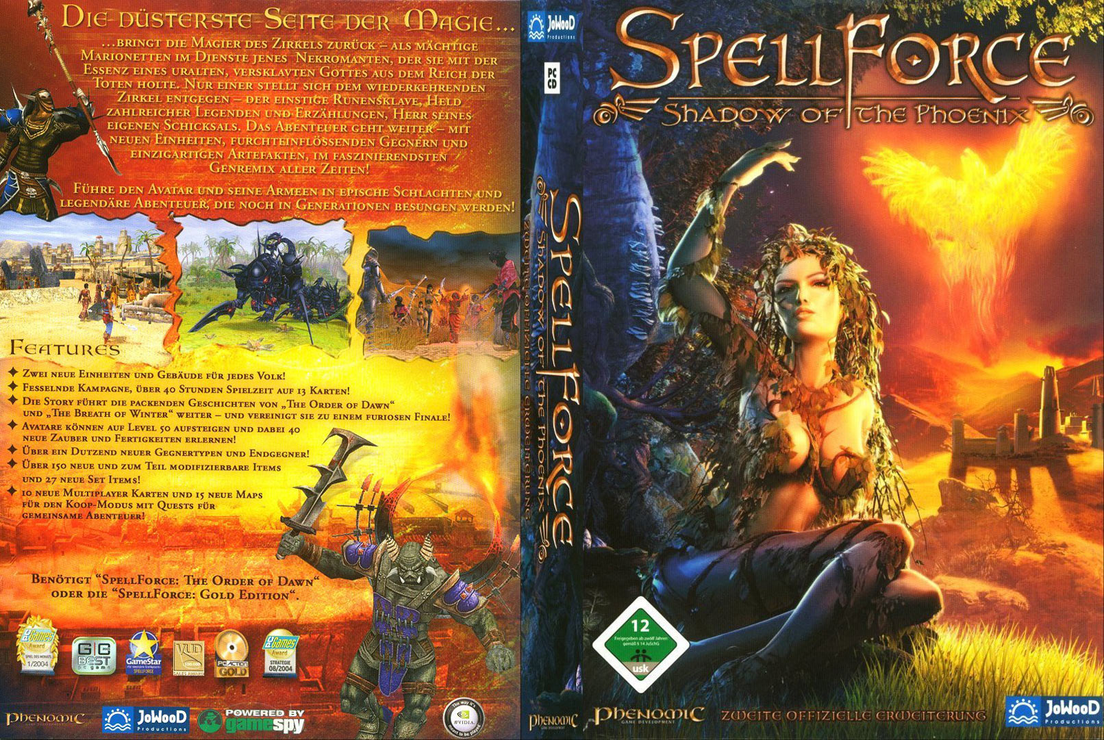 SpellForce: The Shadow of the Phoenix - DVD obal