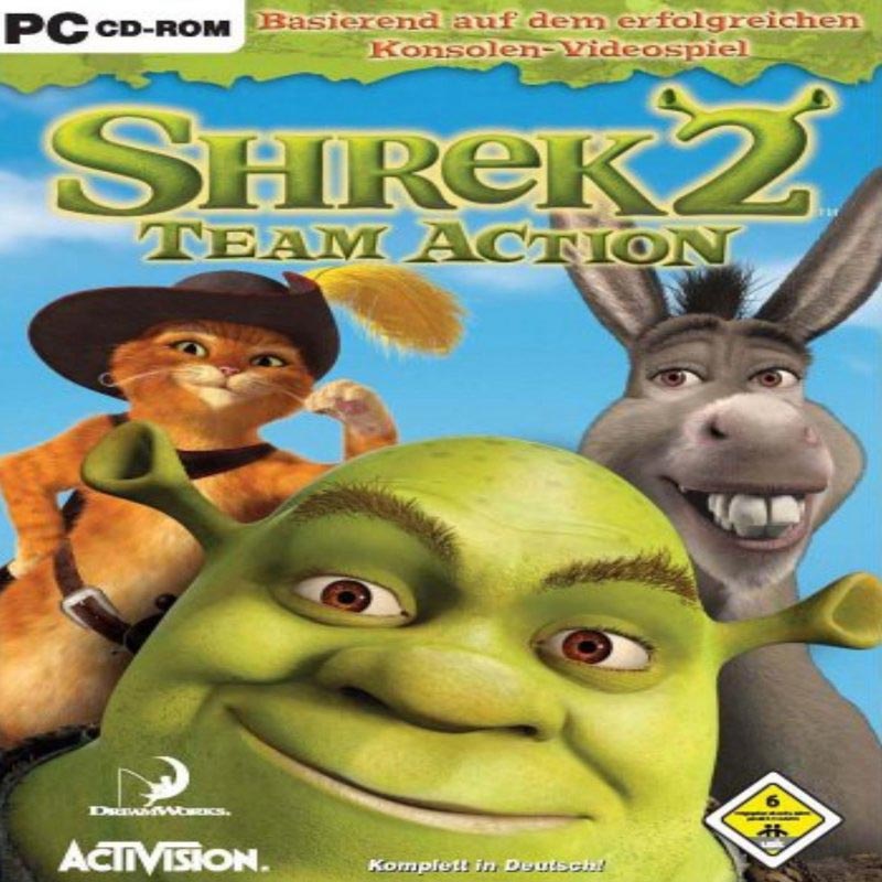 Shrek 2: Team Action - pedn CD obal