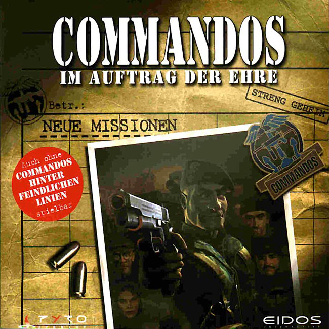 Commandos: Im Auftrag Der Ehre - pedn CD obal