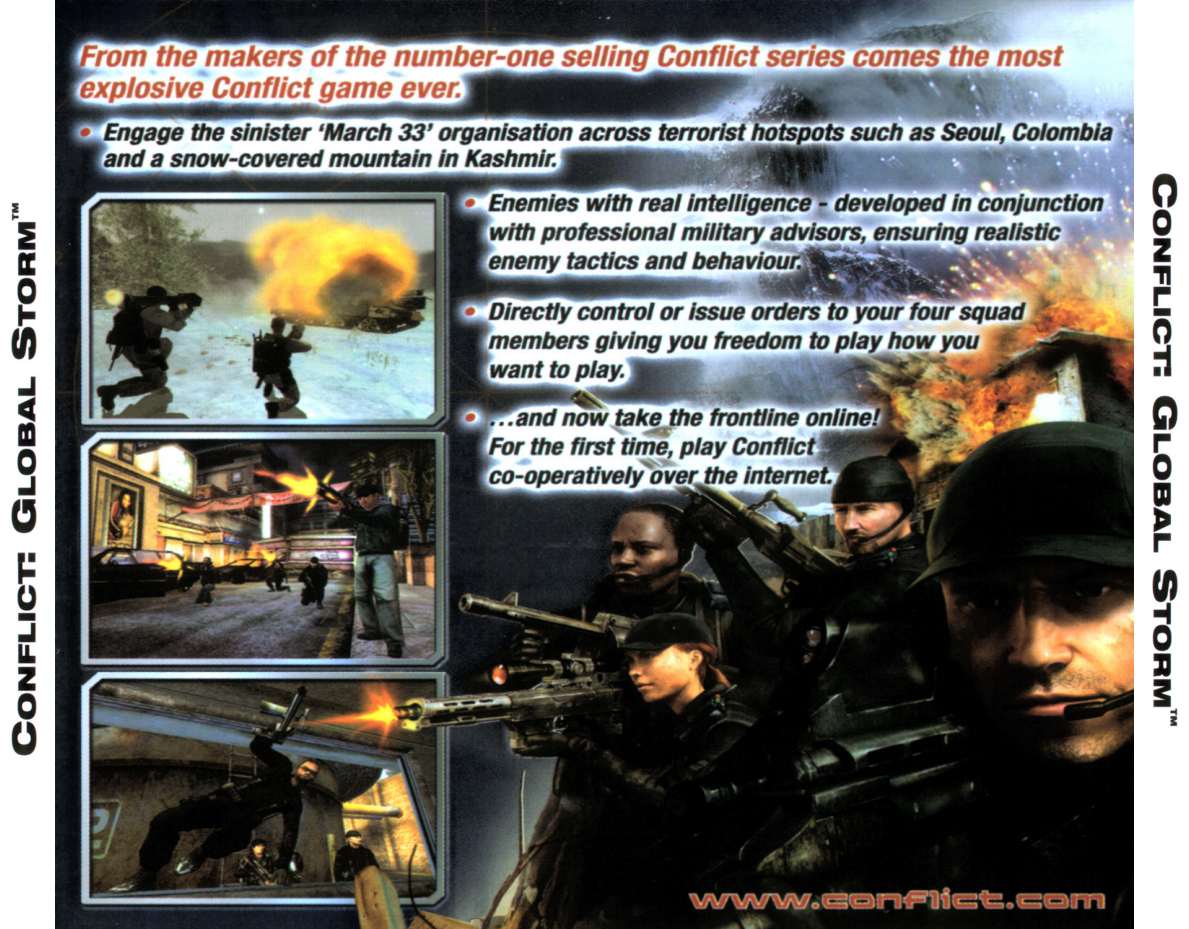 Conflict: Global Terror - zadn CD obal