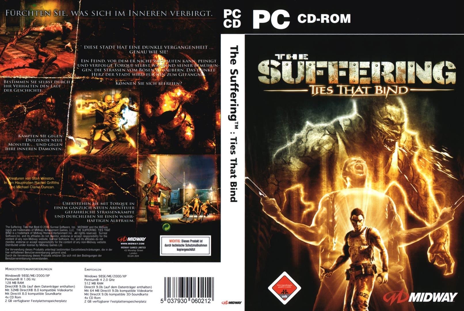 The Suffering 2: Ties That Bind - DVD obal