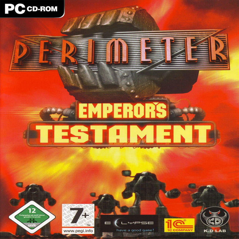 Perimeter: Emperor's Testament - pedn CD obal