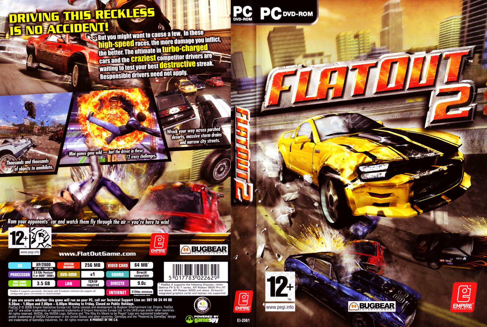 FlatOut 2 - DVD obal