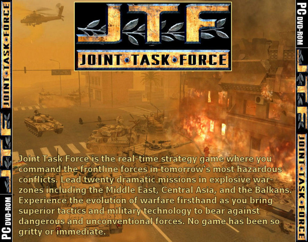 Joint Task Force - zadní CD obal