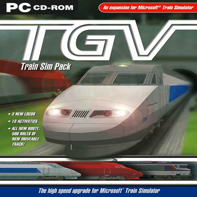 Train Sim TGV Pack - pedn CD obal