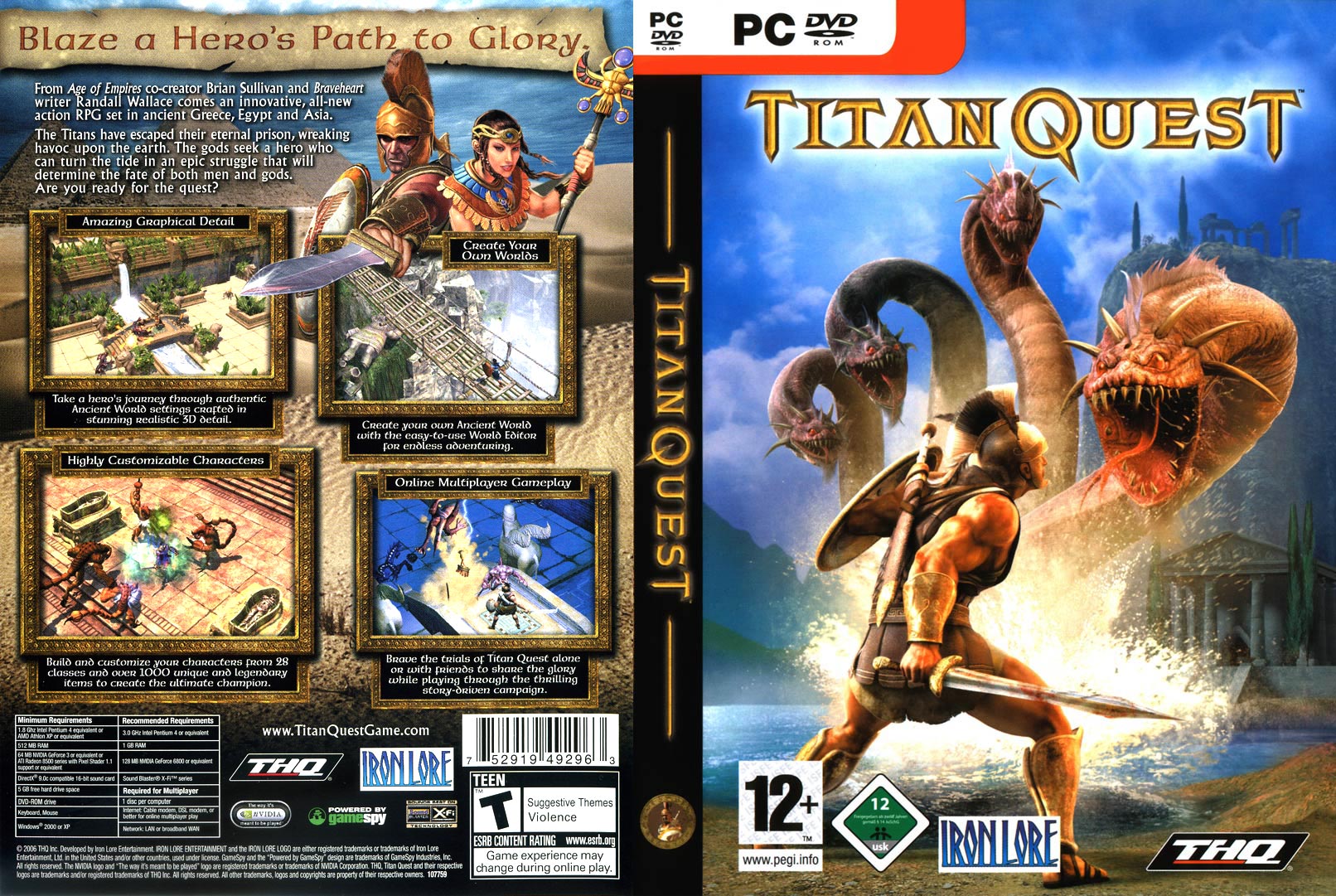 Titan Quest - DVD obal