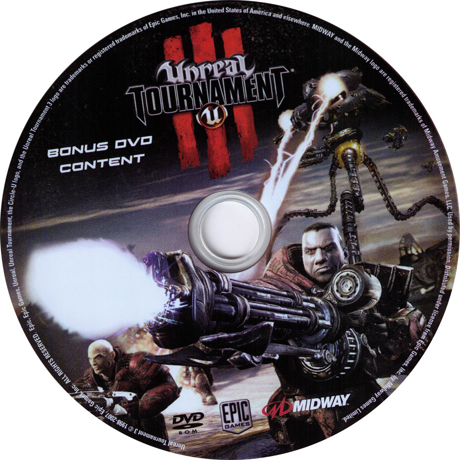 Unreal Tournament III - CD obal 2