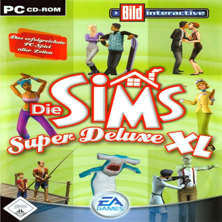 The Sims: Superstar Deluxe XL - pedn CD obal