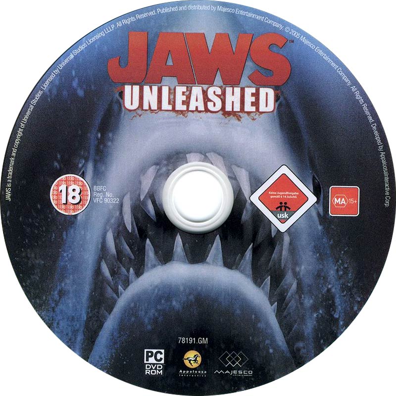Jaws Unleashed - CD obal 2