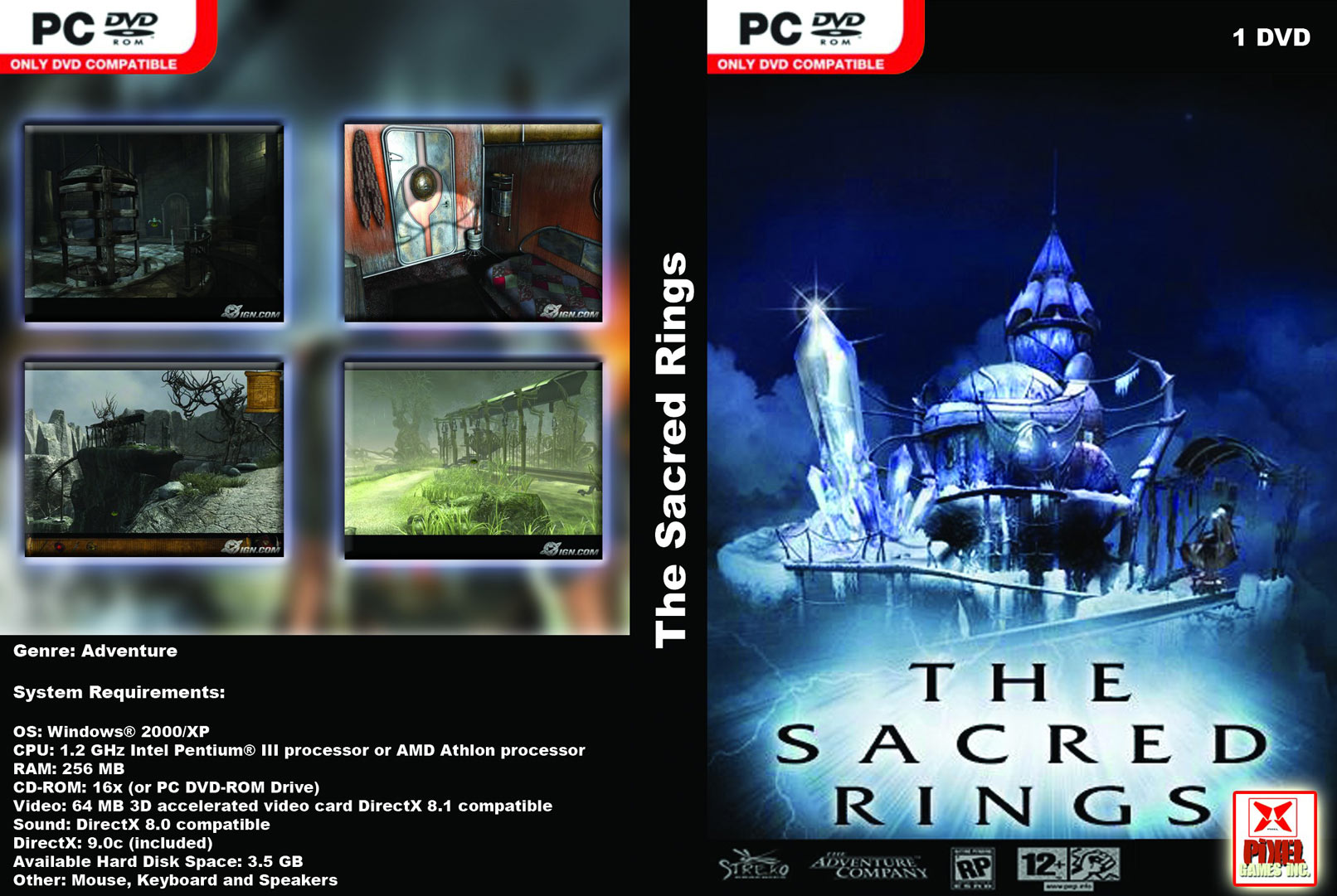 Aura 2: The Sacred Rings - DVD obal