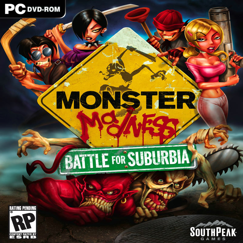 Monster Madness: Battle For Suburbia - pedn CD obal