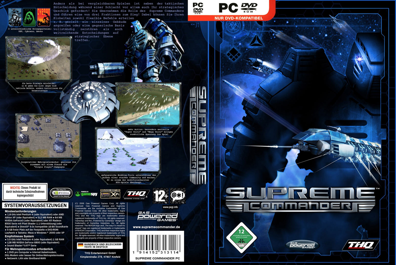 Supreme Commander - DVD obal 2