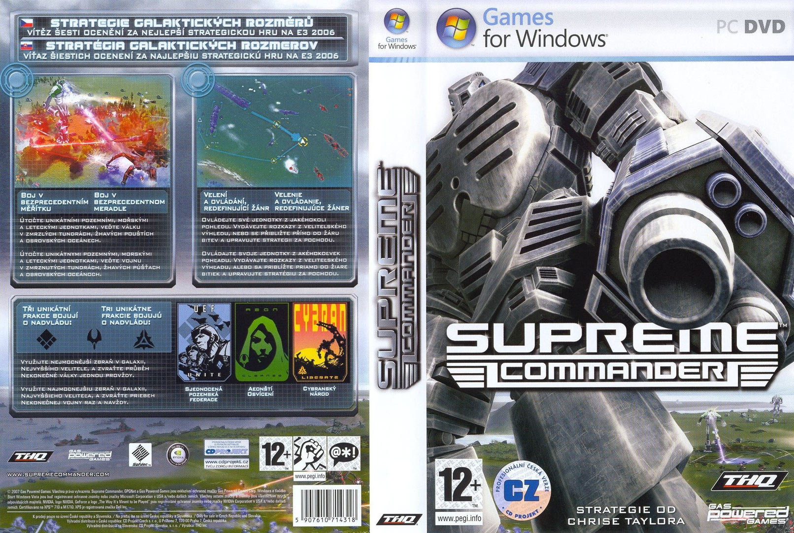 Supreme Commander - DVD obal 3