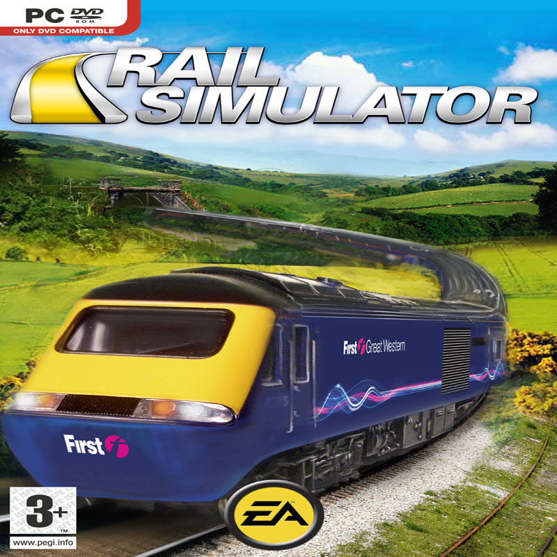 Rail Simulator - pedn CD obal 2