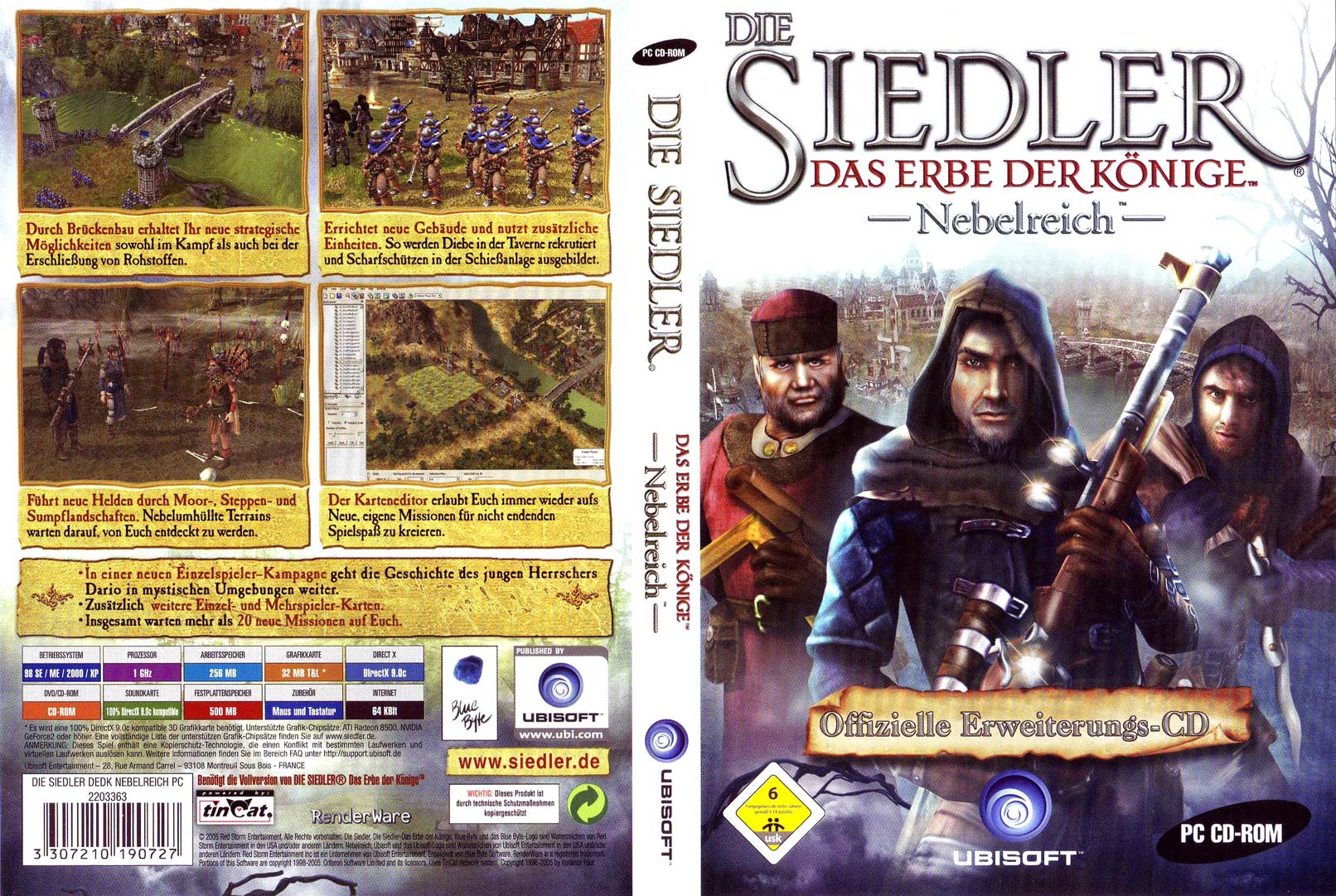 Settlers 5: Heritage of Kings - Expansion Disk - DVD obal