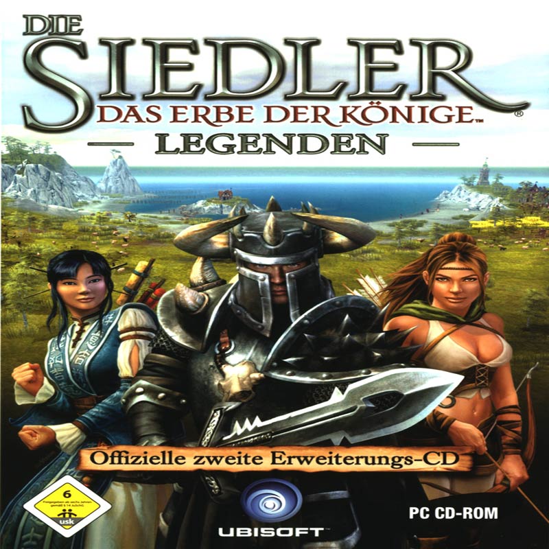 Settlers 5: Heritage of Kings - Legends - pedn CD obal