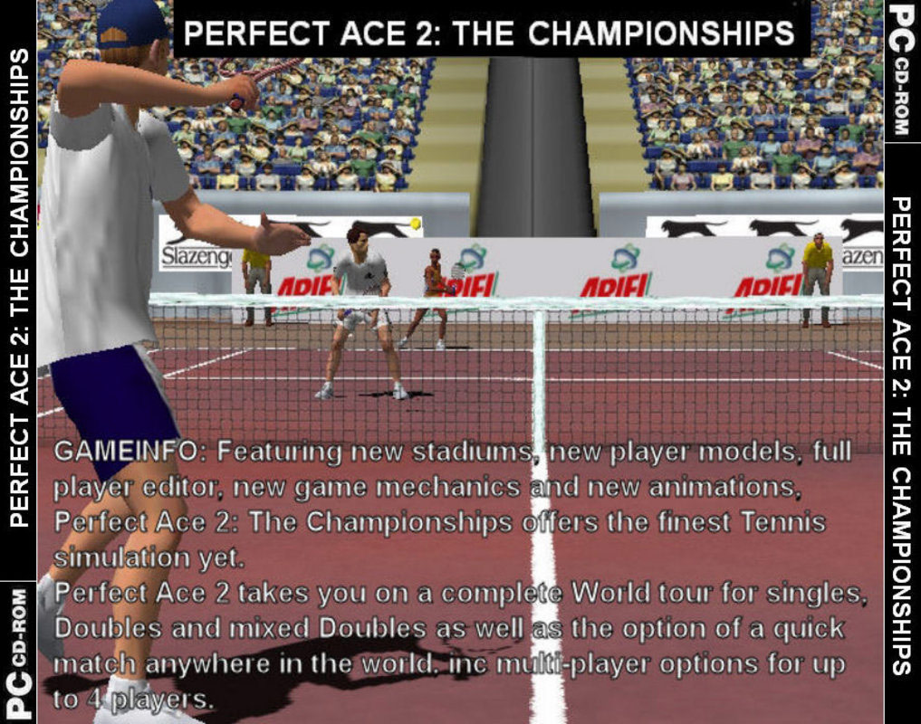 Perfect Ace 2: The Championships - zadn CD obal