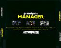 Grand Prix Manager - zadný CD obal