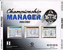 Championship Manager Season 01/02 - zadn CD obal