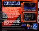 Missile Command - zadn CD obal