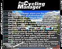 Pro Cycling Manager - zadný CD obal