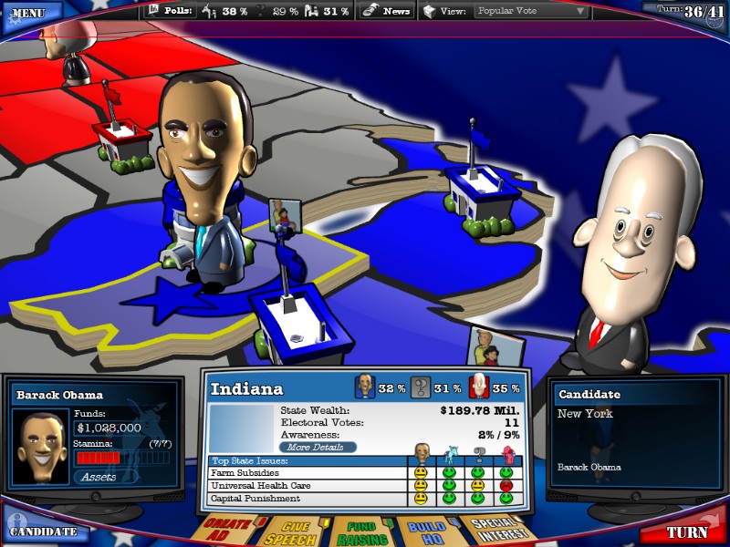 The Political Machine 2008 - screenshot 28