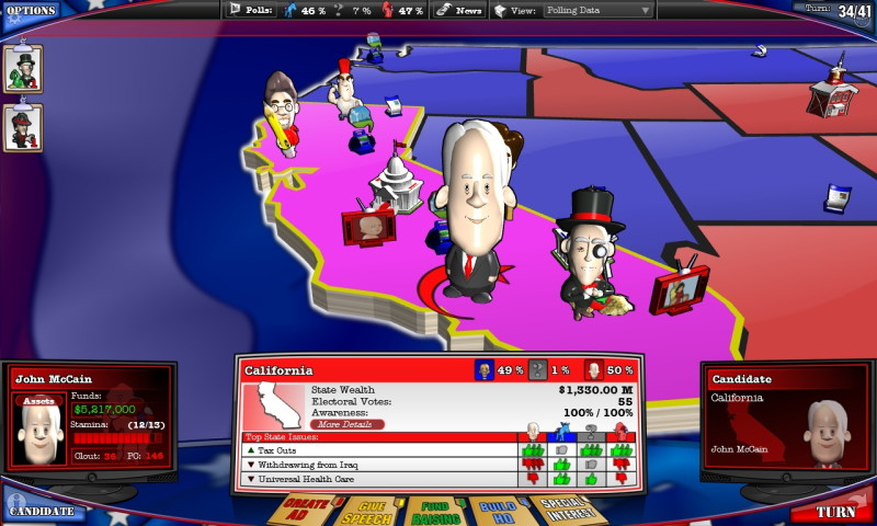 The Political Machine 2008 - screenshot 21