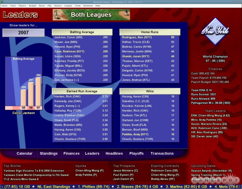 Baseball Mogul 2008 - screenshot 5