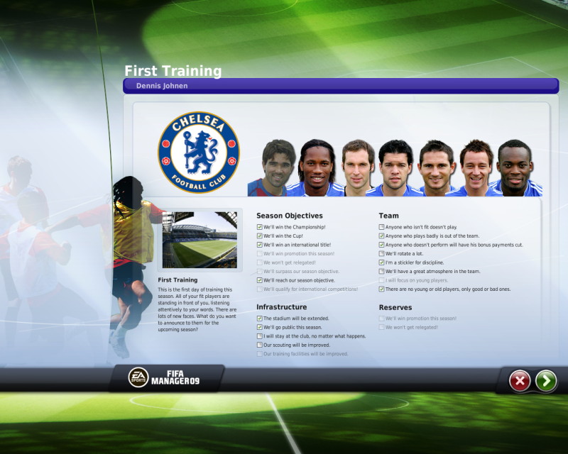 FIFA Manager 09 - screenshot 22