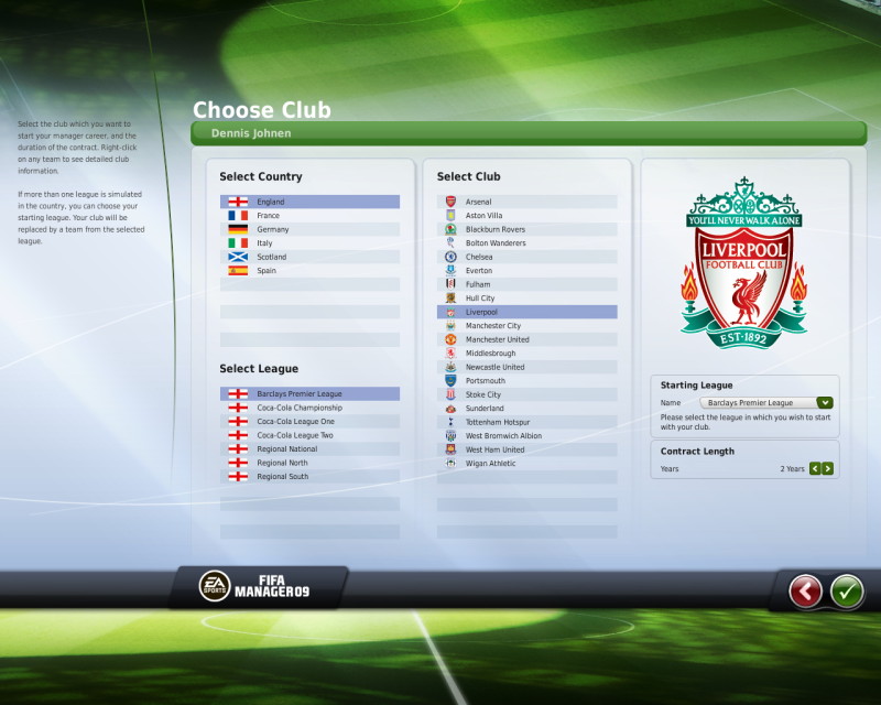 FIFA Manager 09 - screenshot 20