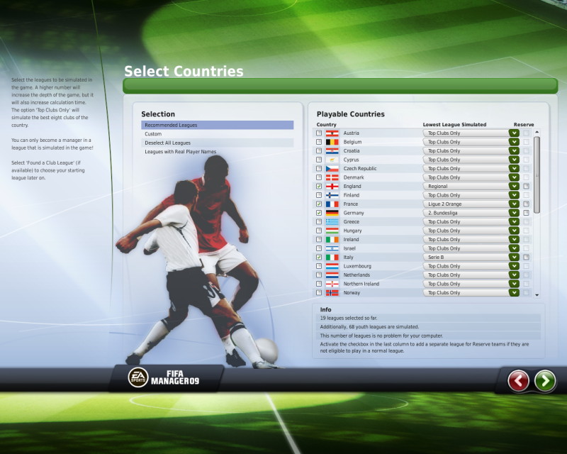 FIFA Manager 09 - screenshot 19