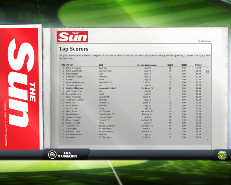 FIFA Manager 09 - screenshot 17