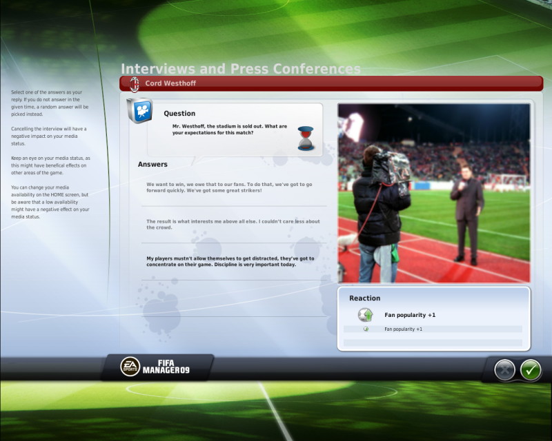 FIFA Manager 09 - screenshot 15