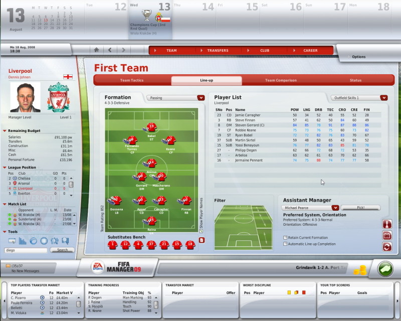 FIFA Manager 09 - screenshot 14