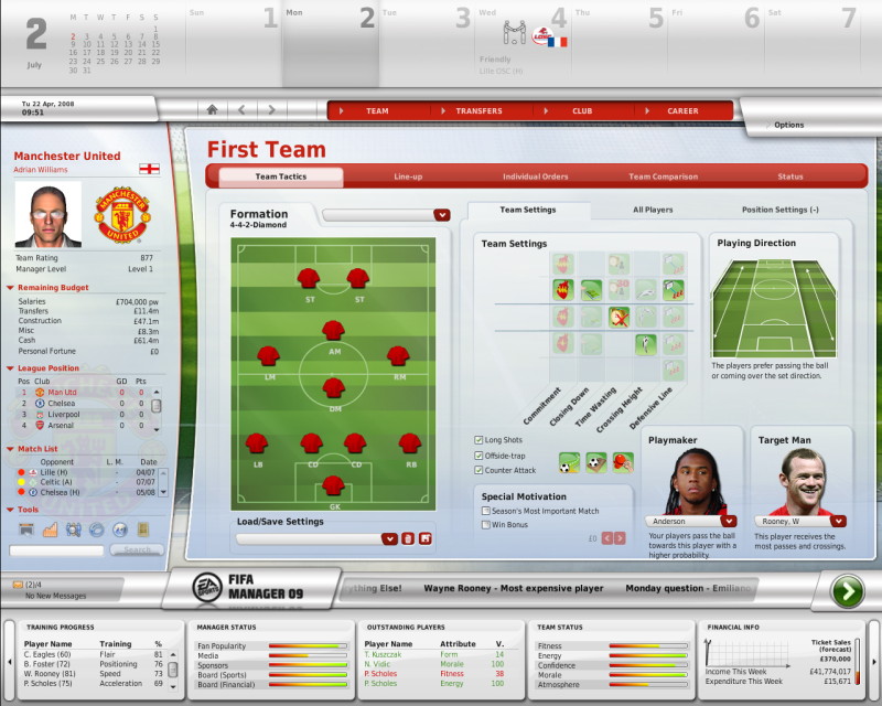 FIFA Manager 09 - screenshot 6