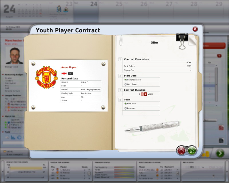 FIFA Manager 09 - screenshot 1