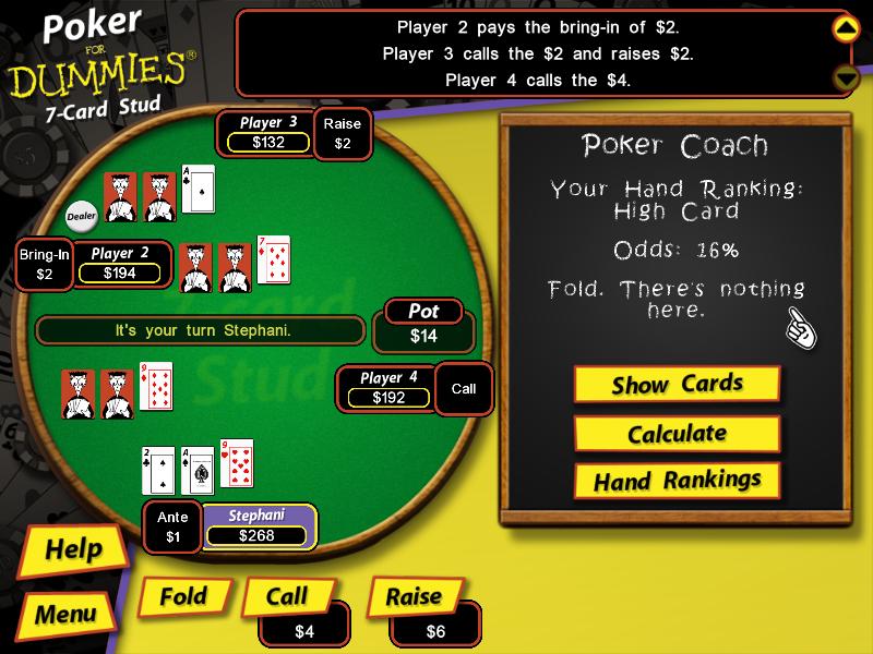 Poker For Dummies - screenshot 2