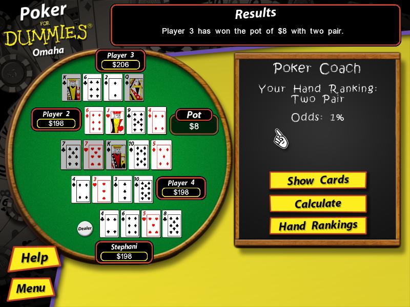 Poker For Dummies - screenshot 1