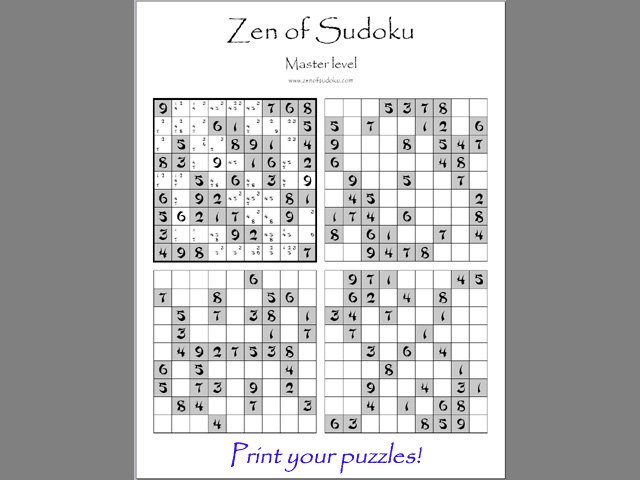 Zen of Sudoku - screenshot 2