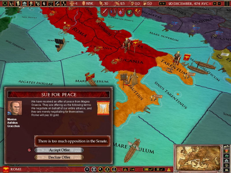 Europa Universalis: Rome Gold - screenshot 12