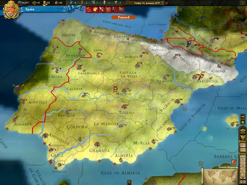 Europa Universalis 3: Heir to the Throne - screenshot 1