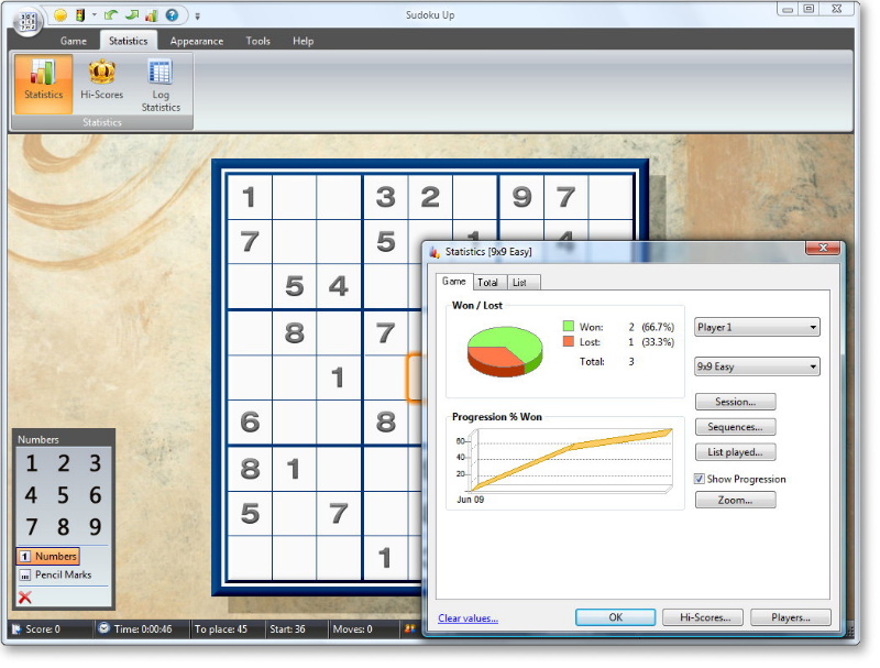 Sudoku Up 2009 - screenshot 1