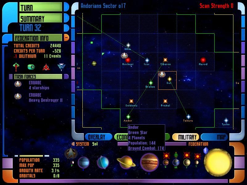 Star Trek: The Next Generation: Birth of the Federation - screenshot 1