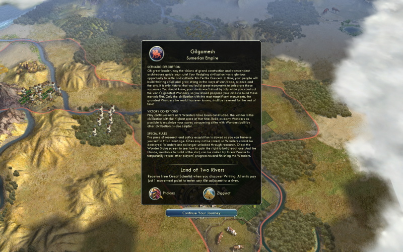 Civilization V: Wonders of the Ancient World Scenario Pack - screenshot 1
