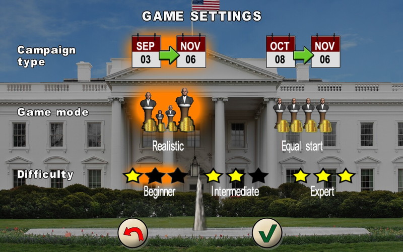 The Race For The White House - screenshot 1