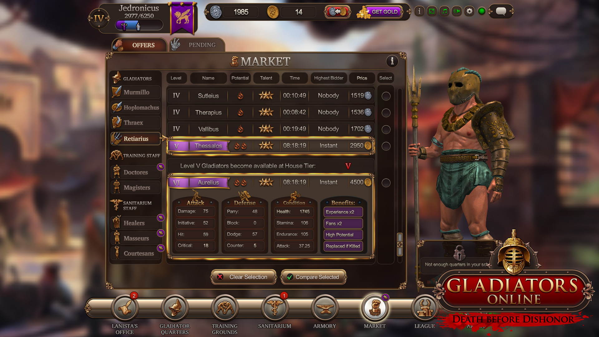 Gladiators Online: Death Before Dishonor - screenshot 9