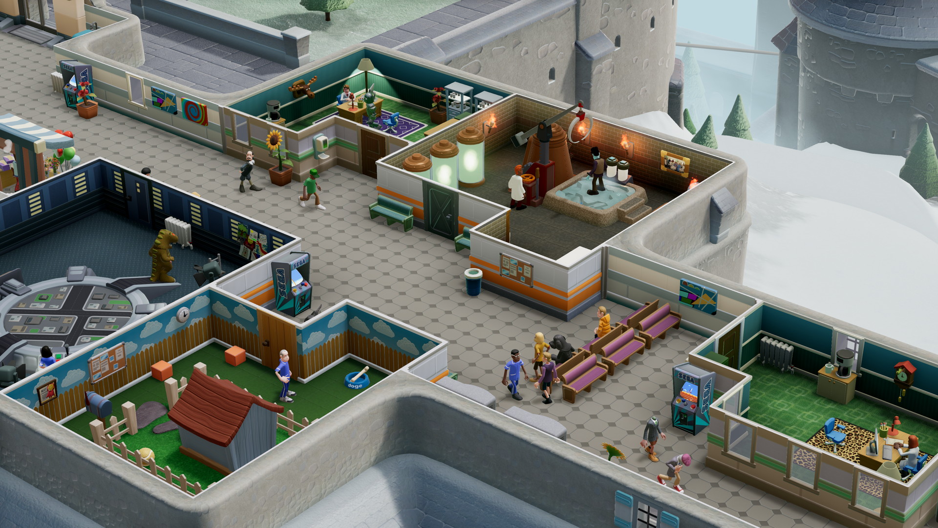 Two Point Hospital: Bigfoot - screenshot 4