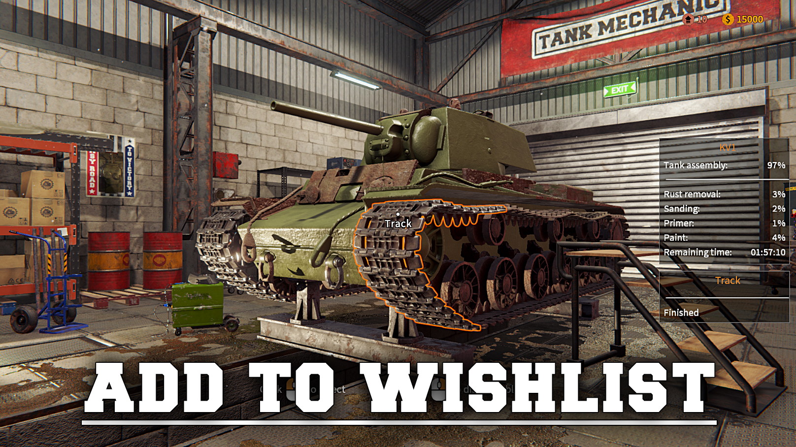 Tank Mechanic Simulator - screenshot 12