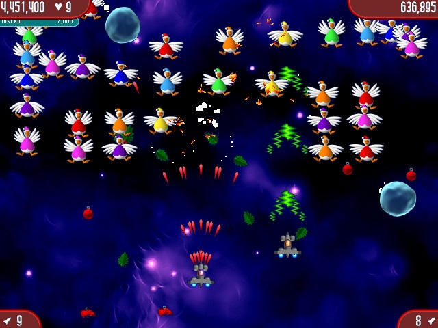 Chicken Invaders 2: The Next Wave (Christmas Edition) - screenshot 3