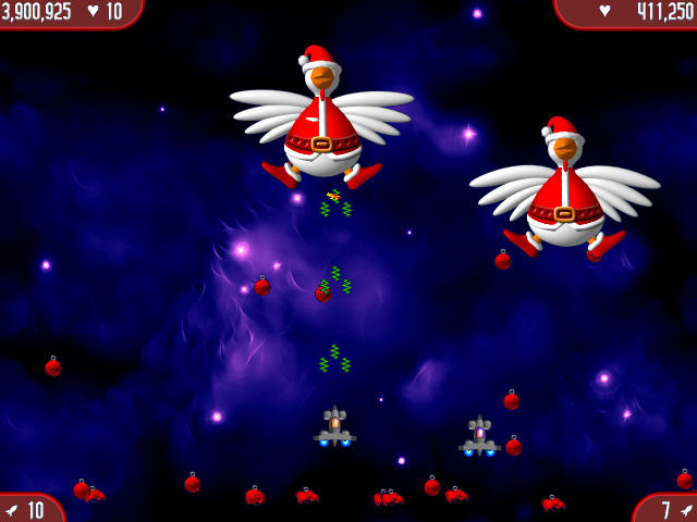 Chicken Invaders 2: The Next Wave (Christmas Edition) - screenshot 1